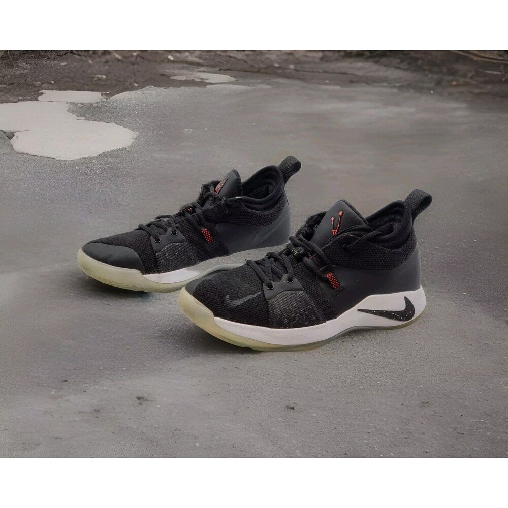 Nike PG 2 Taurus Black Solar Red Boys Size 7Y Basketball Shoes 943820-003 Paul G